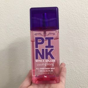 Pink body mist